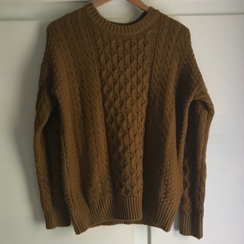 🌵FOREVER 21 MUSTARD YELLOW KNIT SWEATER🌵